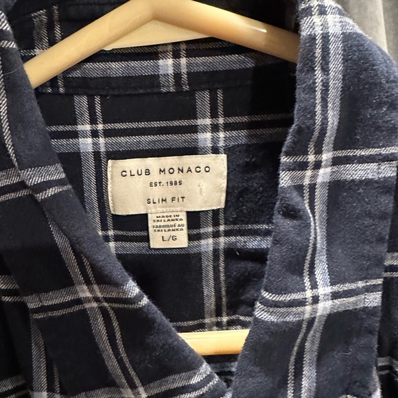 Men’s navy blue dress shirt button down - Picture 2 of 3